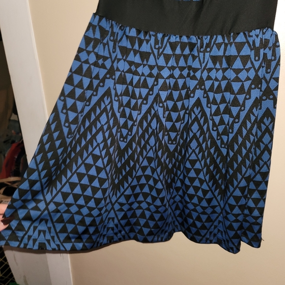 Bebop ruched A Line color block dress - Picture 3 of 5